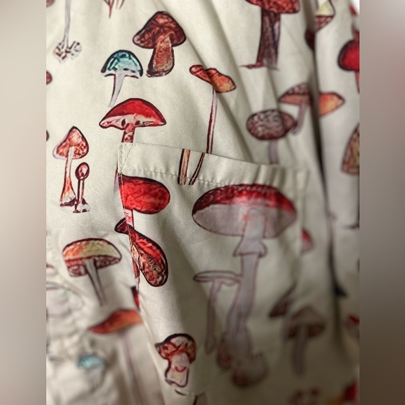 Tan Mushroom Button-up Shirt - Picture 4 of 5